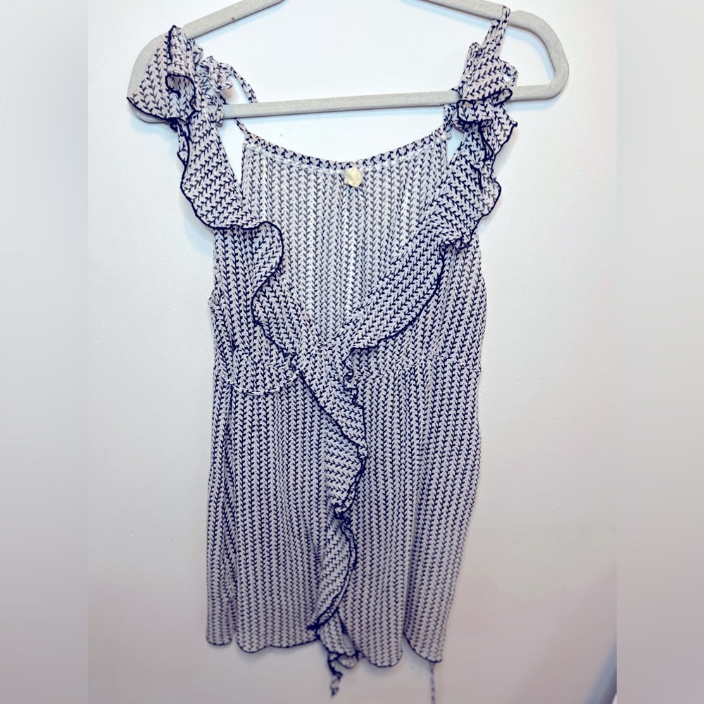 Boho sheer top